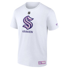 Seattle Kraken Fanatics White 2024 Hockey Fights Cancer T-Shirt Seattle Kraken Fanatics White 2024 Hockey Fights Cancer T-Shirt