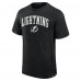 Футболка Tampa Bay Lightning Fanatics Black Elevated Pima