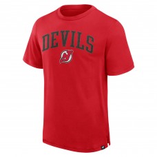Футболка New Jersey Devils Fanatics Red Elevated Pima