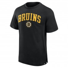 Футболка Boston Bruins Fanatics Black Elevated Pima