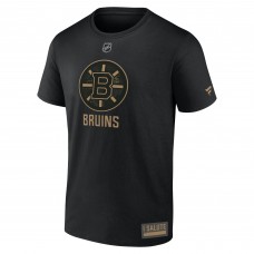 Футболка Boston Bruins Fanatics Black 2024 Military Appreciation