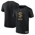 Seattle Kraken Fanatics Black 2024 Military Appreciation T-Shirt