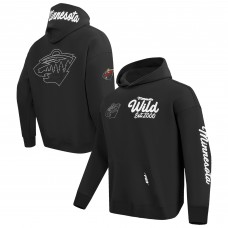 Толстовка Minnesota Wild Pro Standard Black Paint the City