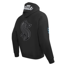 Seattle Kraken Pro Standard Black Paint the City Pullover Hoodie