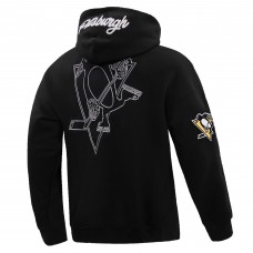 Толстовка Pittsburgh Penguins Pro Standard Black Paint the City