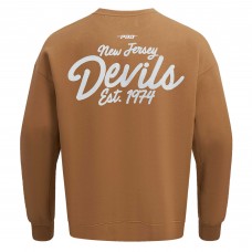 Кофта New Jersey Devils Pro Standard Brown Paint the City