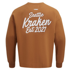 Seattle Kraken Pro Standard Brown Paint the City Pullover Sweatshirt