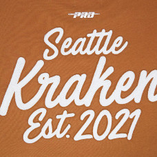 Seattle Kraken Pro Standard Brown Paint the City Pullover Sweatshirt