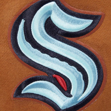 Seattle Kraken Pro Standard Brown Paint the City Pullover Sweatshirt