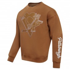 Кофта Pittsburgh Penguins Pro Standard Brown Paint the City