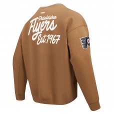 Кофта Philadelphia Flyers Pro Standard Brown Paint the City Кофта Philadelphia Flyers Pro Standard Brown Paint the City