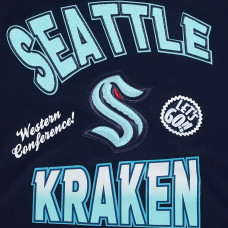 Seattle Kraken Pro Standard Deep Sea Blue Turn It Up T-Shirt