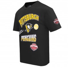 Футболка Pittsburgh Penguins Pro Standard Black Turn It Up