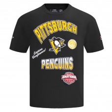 Футболка Pittsburgh Penguins Pro Standard Black Turn It Up