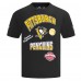 Футболка Pittsburgh Penguins Pro Standard Black Turn It Up