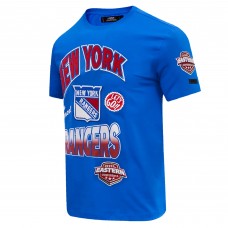 New York Rangers Pro Standard Blue Turn It Up T-Shirt New York Rangers Pro Standard Blue Turn It Up T-Shirt