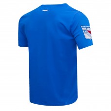 New York Rangers Pro Standard Blue Turn It Up T-Shirt New York Rangers Pro Standard Blue Turn It Up T-Shirt