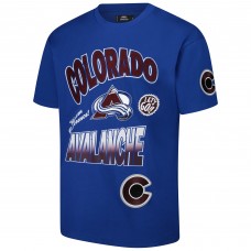 Футболка Colorado Avalanche Pro Standard Blue Turn It Up Dropped Shoulder