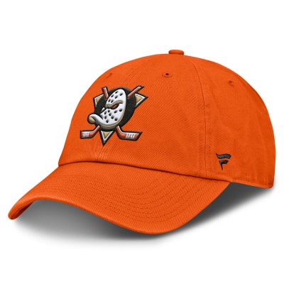 Бейсболка Anaheim Ducks Fanatics Orange Core Primary Logo