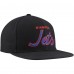 Winnipeg Jets Mitchell & Ness Black Core Team Script 2.0 Snapback Hat