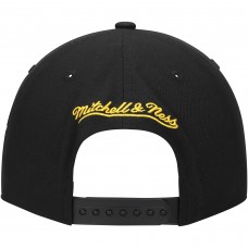 Nashville Predators Mitchell & Ness Black Core Team Script 2.0 Snapback Hat