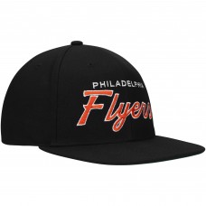 Бейсболка Philadelphia Flyers Mitchell & Ness Core Team Script 2.0 - Black
