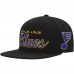 Бейсболка St. Louis Blues Mitchell & Ness Core Team Script 2.0 - Black