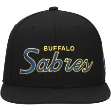 Бейсболка Buffalo Sabres Mitchell & Ness Core Team Script 2.0 - Black