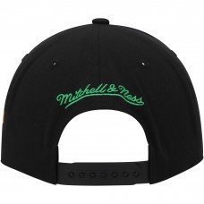 Dallas Stars Mitchell & Ness Black Core Team Script 2.0 Snapback Hat