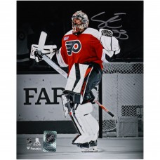 Samuel Ersson Philadelphia Flyers Autographed Fanatics Authentic 8 x 10 Orange Jersey Celebrating Spotlight Photograph Samuel Ersson Philadelphia Flyers Autographed Fanatics Authentic 8 x 10 Orange Jersey Celebrating Spotlight Photograph