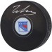Шайба Will Cuylle New York Rangers Autographed Authentic Logo