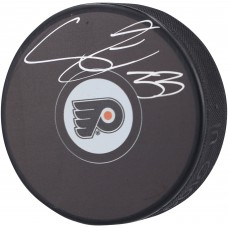 Шайба с автографом Samuel Ersson Philadelphia Flyers Fanatics Authentic