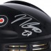 Шлем с автографом Noah Cates Philadelphia Flyers Fanatics Authentic Black Mini