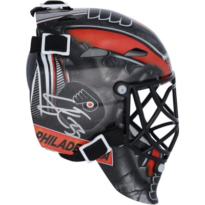 Маска Samuel Ersson Philadelphia Flyers Autographed Fanatics Authentic Mini Goalie