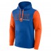 New York Islanders Logo Athletic Royal Deliver Fleece Pullover Hoodie