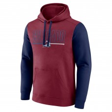 Толстовка Colorado Avalanche Logo Athletic Burgundy Deliver Fleece