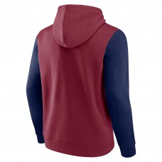 Толстовка Colorado Avalanche Logo Athletic Burgundy Deliver Fleece