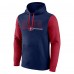 Montreal Canadiens Logo Athletic Navy Deliver Fleece Pullover Hoodie