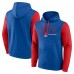Толстовка New York Rangers Logo Athletic Blue Deliver Fleece Толстовка New York Rangers Logo Athletic Blue Deliver Fleece