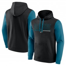 San Jose Sharks Logo Athletic Black Deliver Fleece Pullover Hoodie San Jose Sharks Logo Athletic Black Deliver Fleece Pullover Hoodie