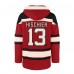 Толстовка New Jersey Devils Nico Hischier 47 Red Player Name & Number Lacer