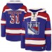 Толстовка New York Rangers Igor Shesterkin 47 Blue Player Name & Number Lacer Толстовка New York Rangers Igor Shesterkin 47 Blue Player Name & Number Lacer