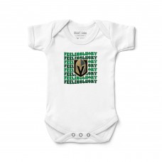 Vegas Golden Knights Chad & Jake Newborn Feeling Lucky Bodysuit - White