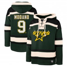 Dallas Stars Mike Modano 47 Green Retired Player Name & Number Lacer Pullover Hoodie