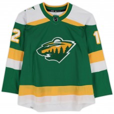 Игровая джерси Matthew Boldy Minnesota Wild Autographed Fanatics Authentic 2023-24 Green Alternate adidas Authentic