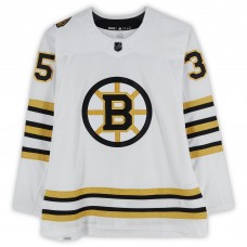 Игровая джерси Linus Ullmark Boston Bruins Autographed Fanatics Authentic 2023-24 White adidas Authentic with 100th Anniversary Patch