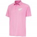 Поло Detroit Red Wings Antigua White Logo Par 3 - Pink
