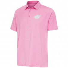 Поло Minnesota Wild Antigua White Logo Par 3 - Pink
