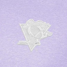 Pittsburgh Penguins Antigua White Logo Par 3 Polo - Lavender