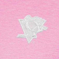 Pittsburgh Penguins Antigua White Logo Par 3 Polo - Pink